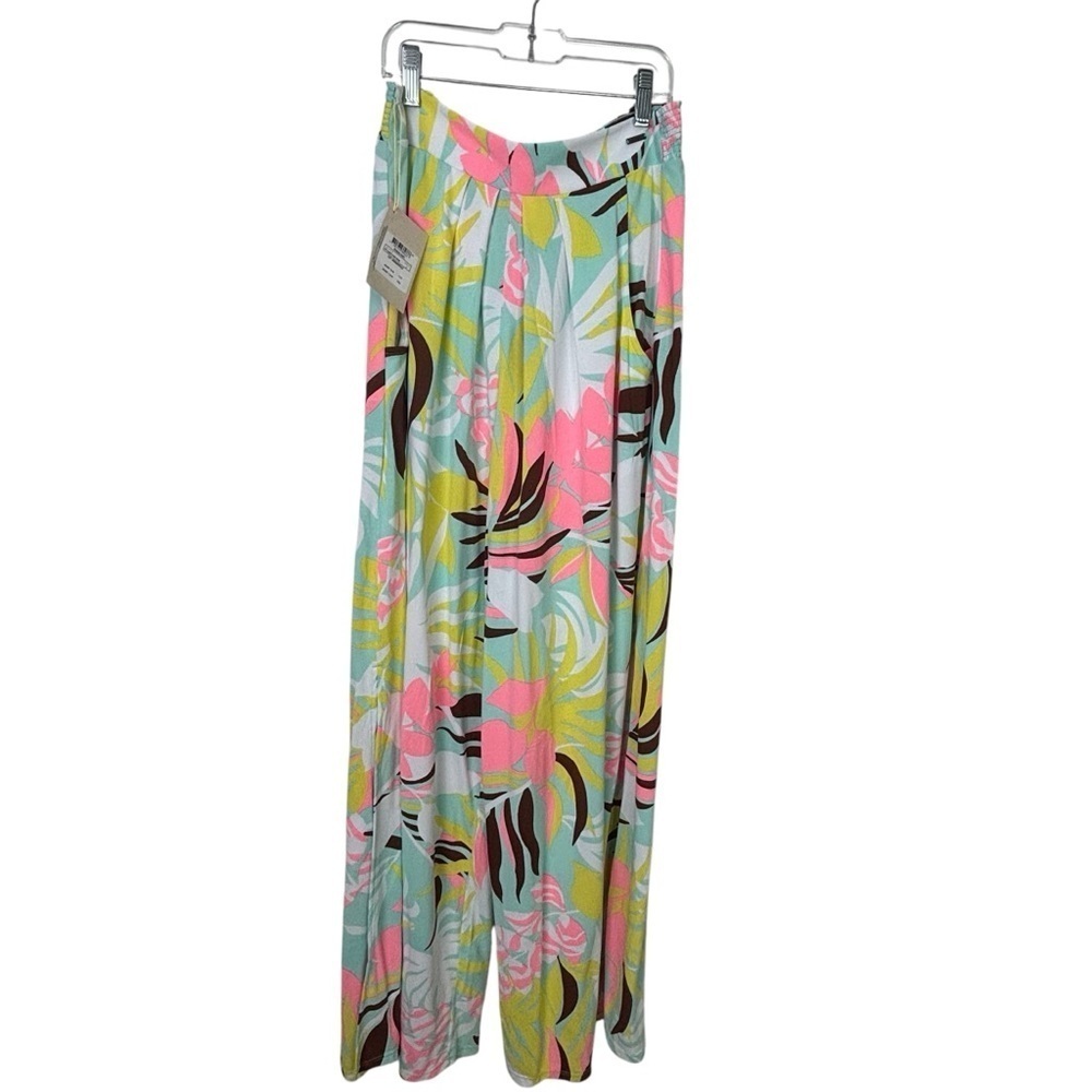 Maaji NWT Genie in the Bottle Wide Leg Palazzo Pants Resort Wear Size Small - Picture 2 of 13